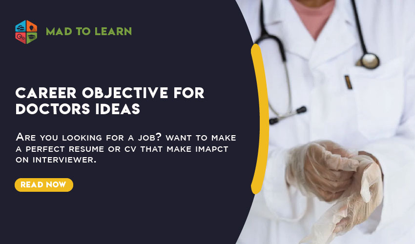 Career Objective for Doctors ideas