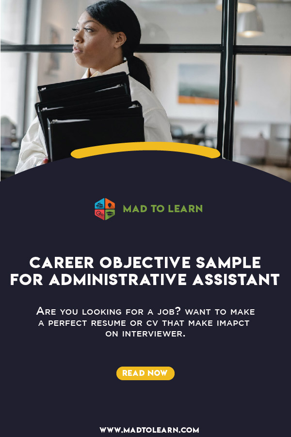 Creative Administrative Assistant objective ideas
