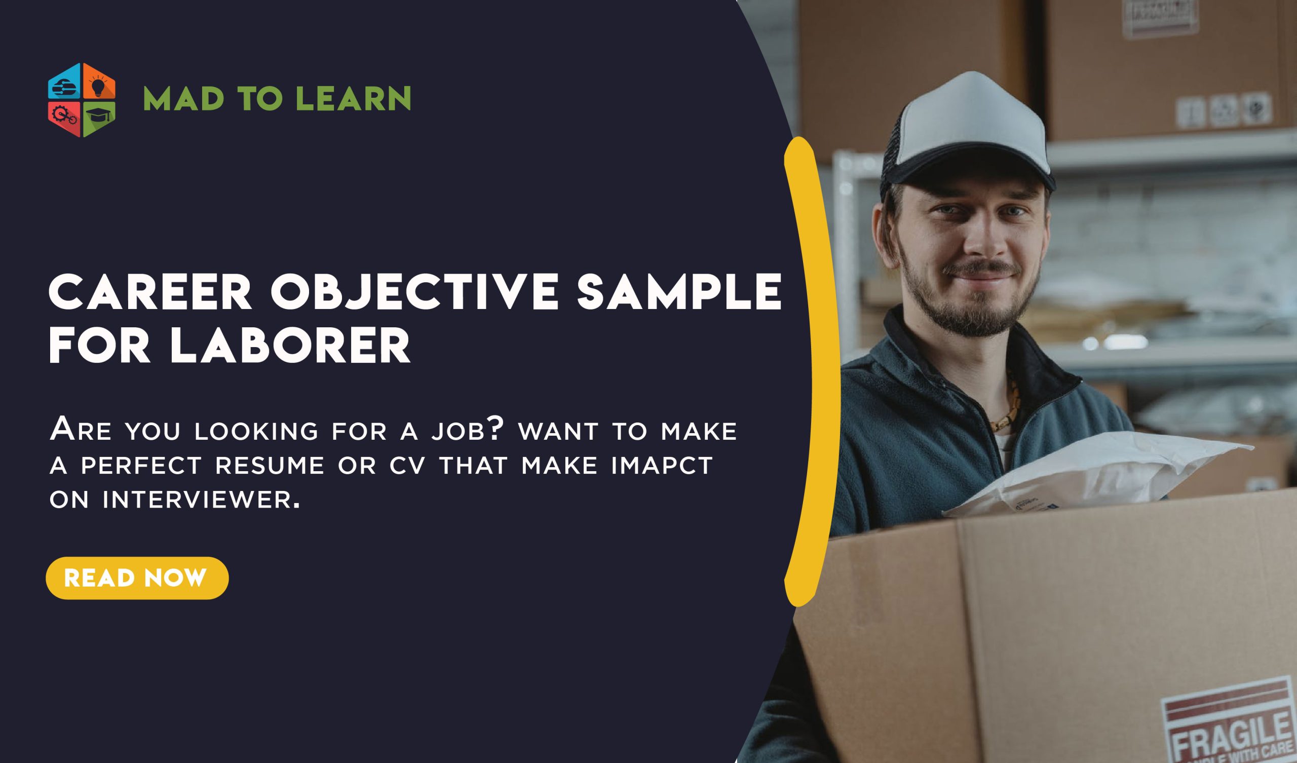 Attractive Objective for Resume Laborer Ideas