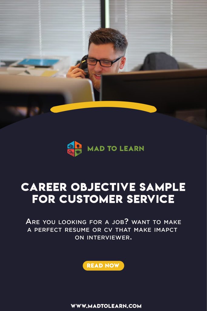 Catchy Customer Service Resume Objective