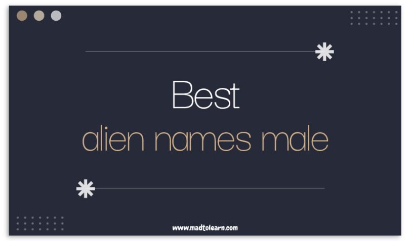 Alien Names Male