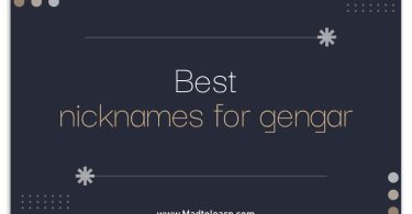 Nicknames For Gengar